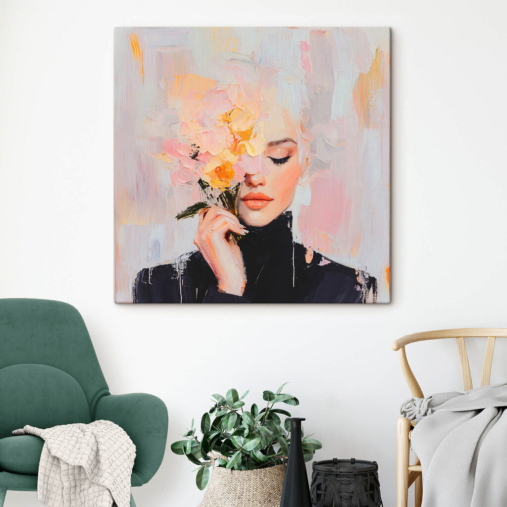 Flores junto ao rosto — interior 2