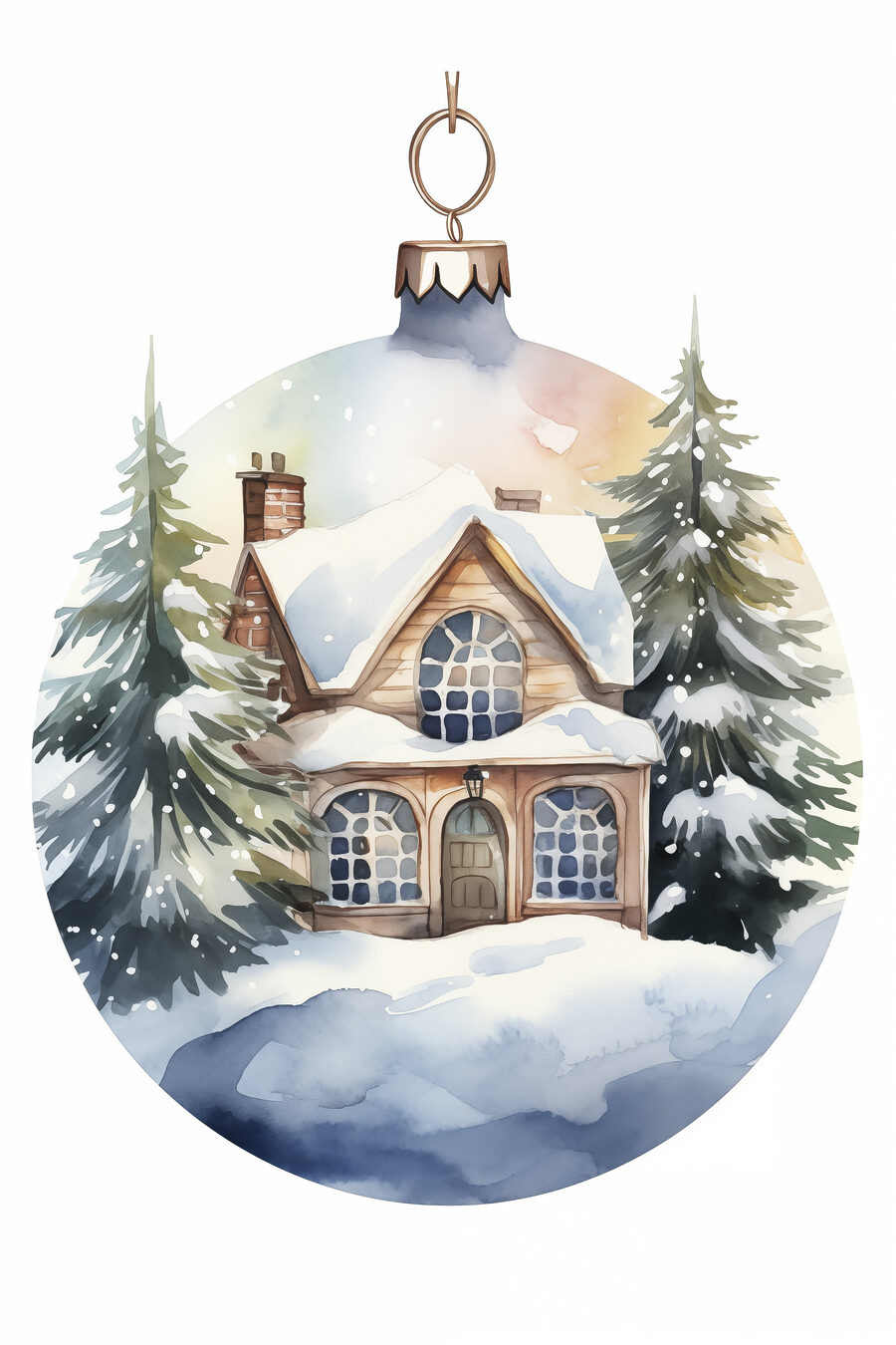 Casinha de inverno — design completo