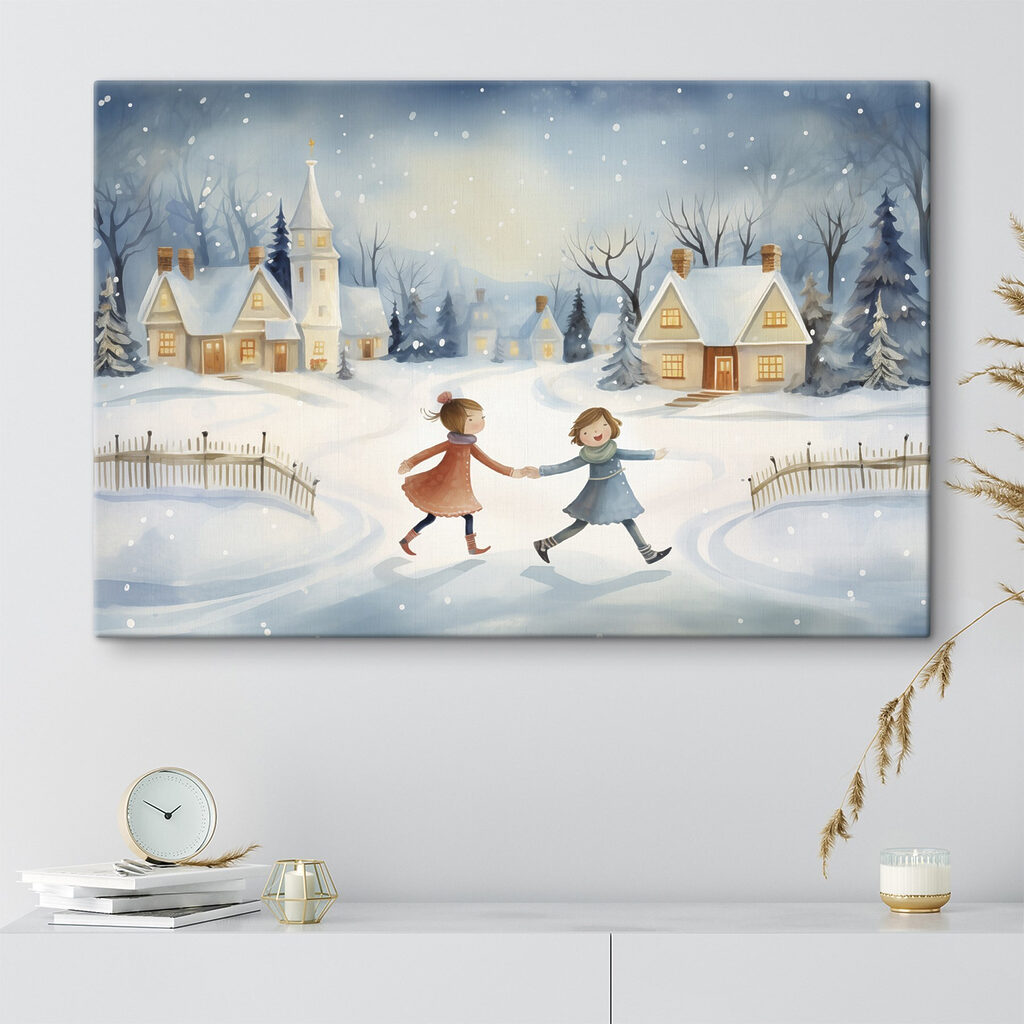 Patinar juntos sob estrelas — interior 2