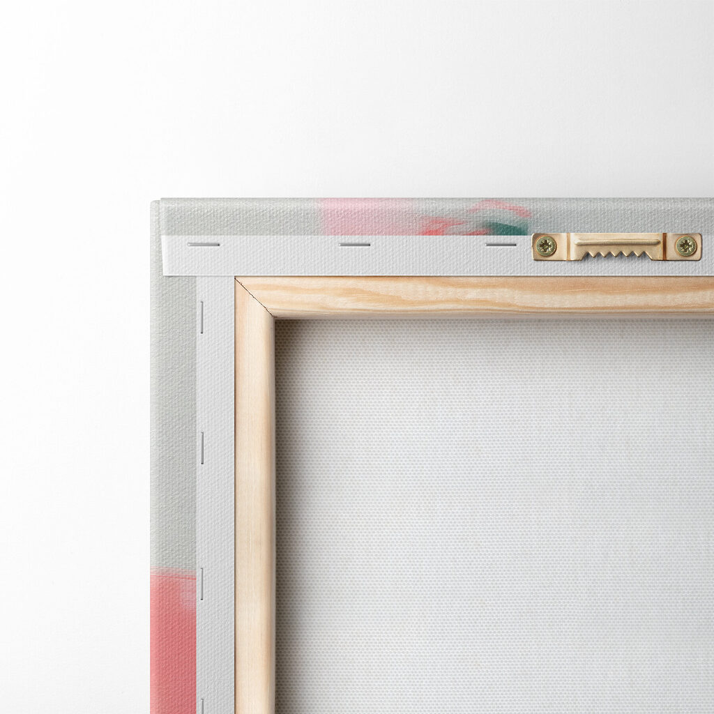 Figura em rosa-menta — verso