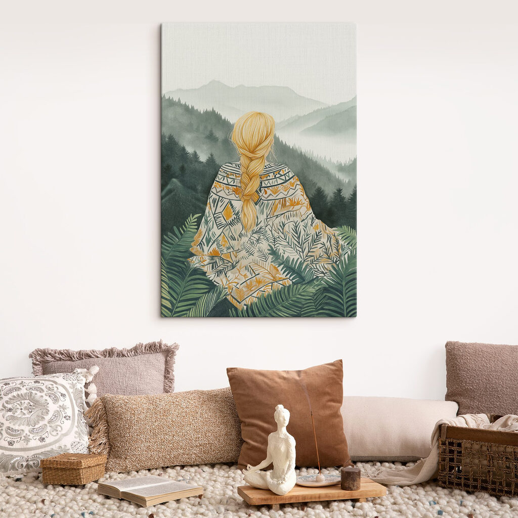 Trança sobre montanhas verdes — interior 2