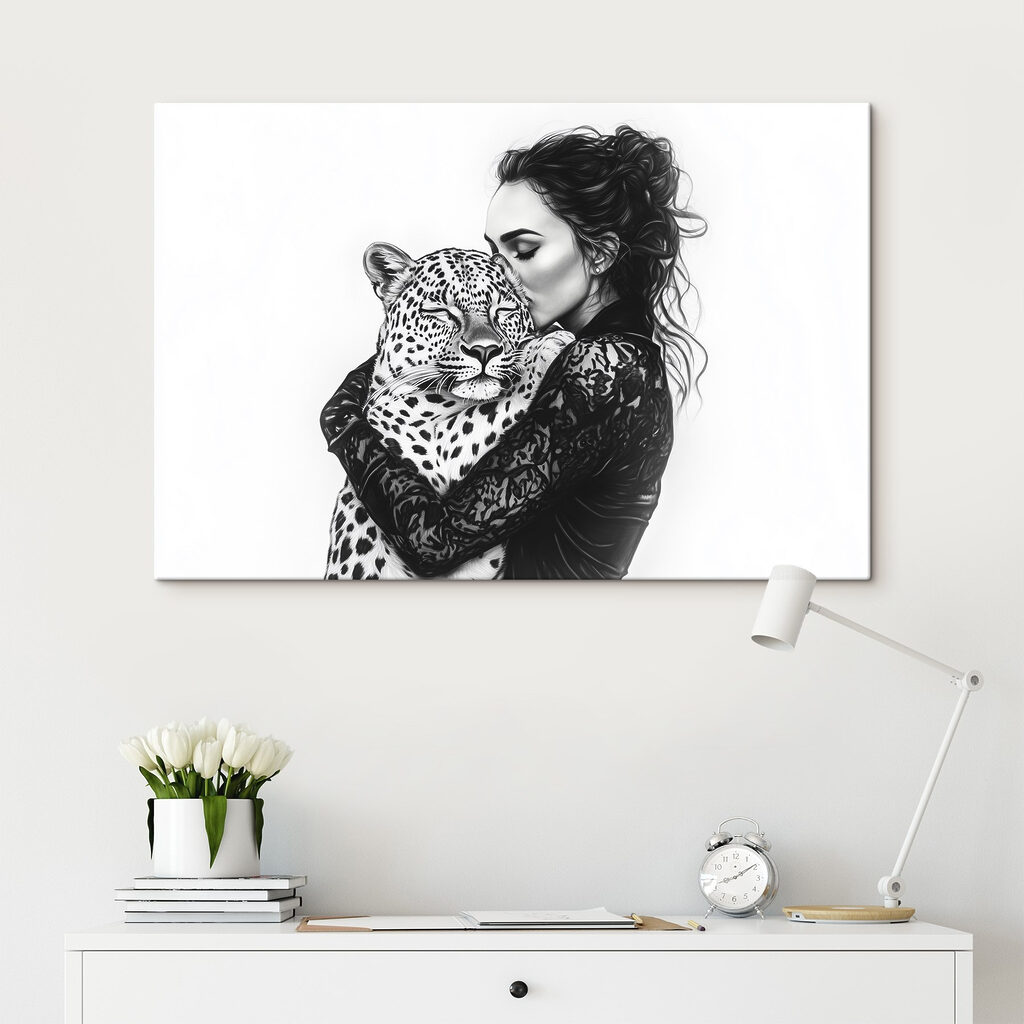 Abraço com um leopardo — interior 2