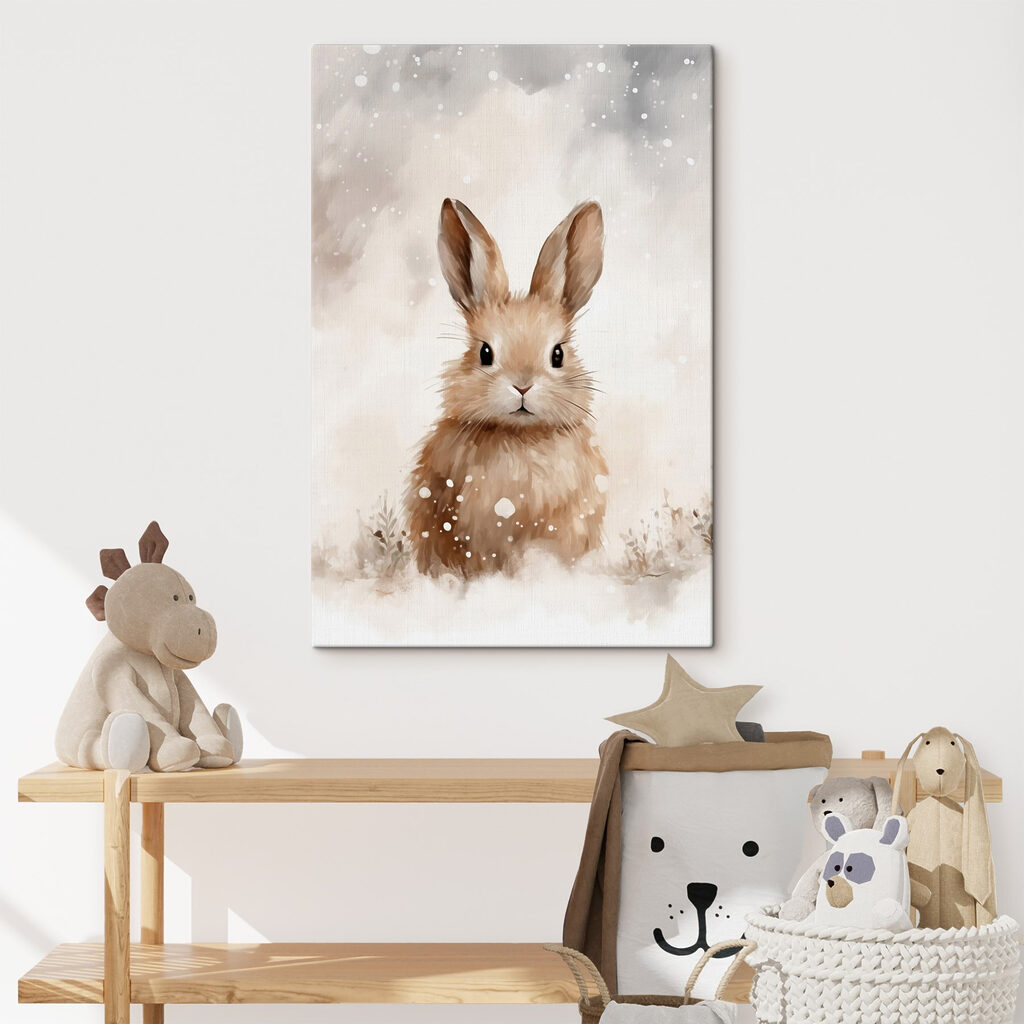 Coelhinho na neve — interior 1