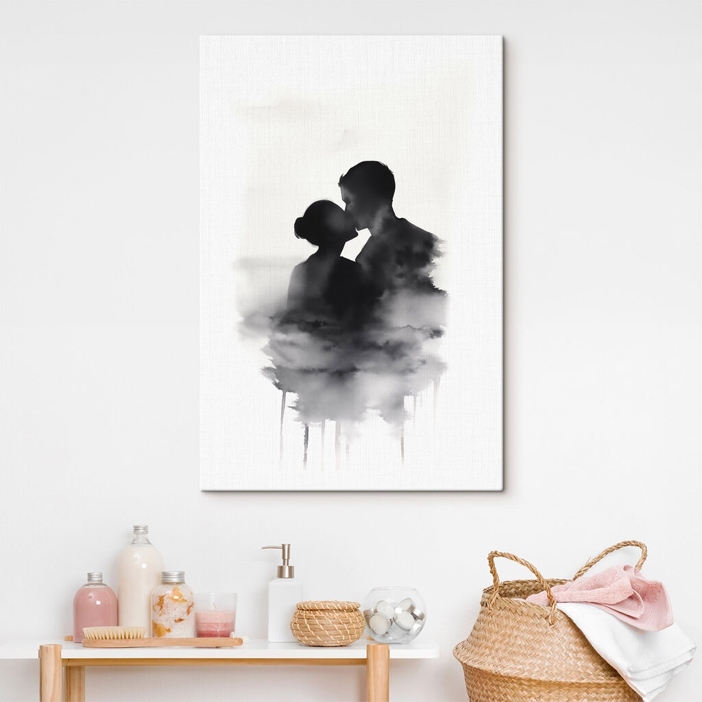 Beijo em aguarela — interior 1