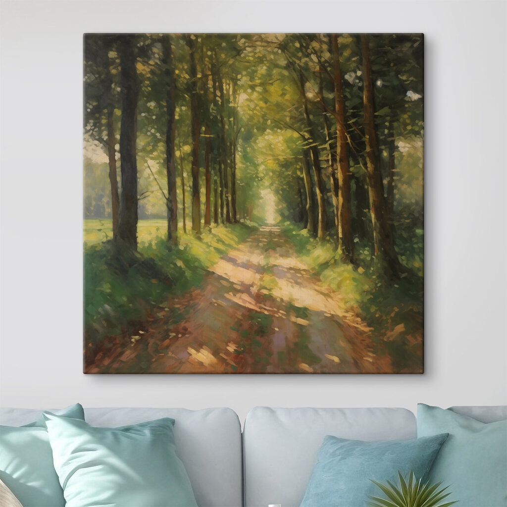 Caminho soalheiro no bosque — interior 2