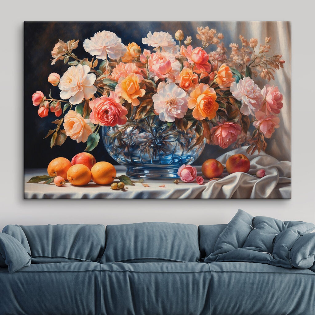 Arranjo sobre fruta laranja — interior 1