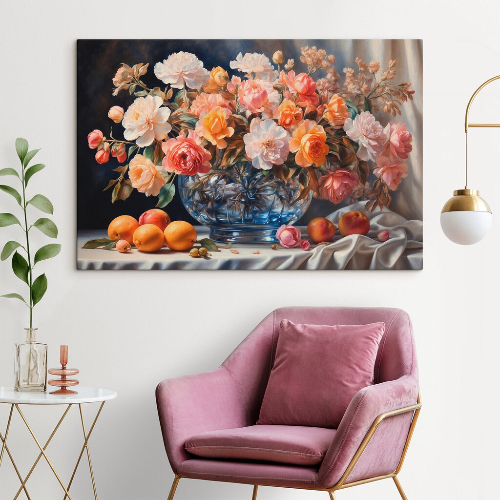 Arranjo sobre fruta laranja — interior 2