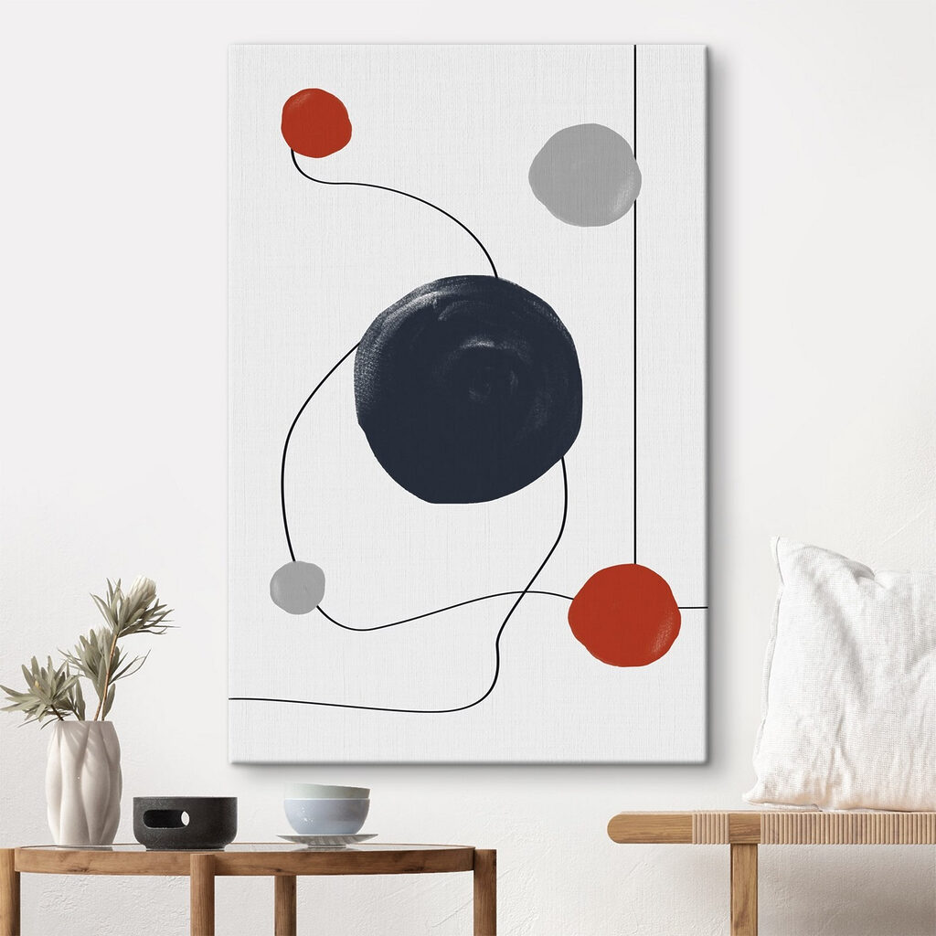 Círculos em linha fina — interior 1