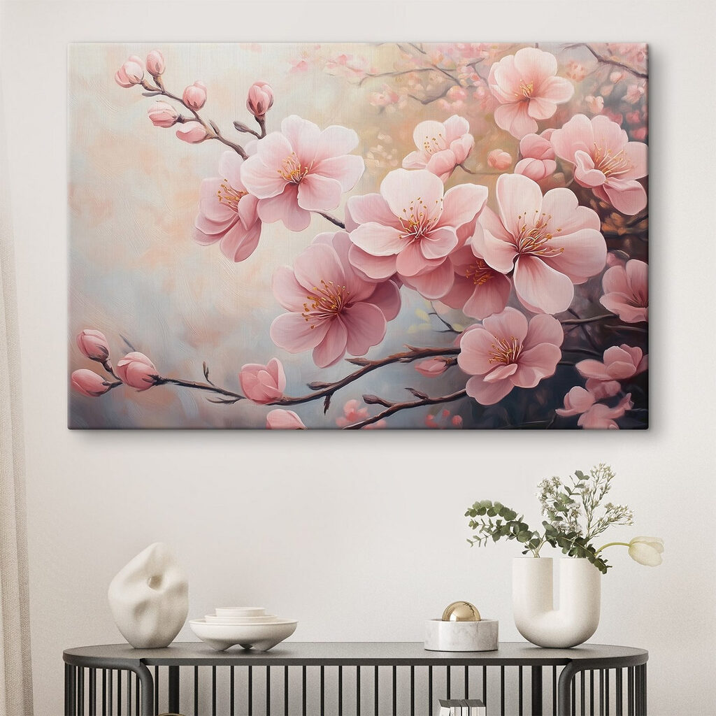 Flores rosa a abrir — interior 1