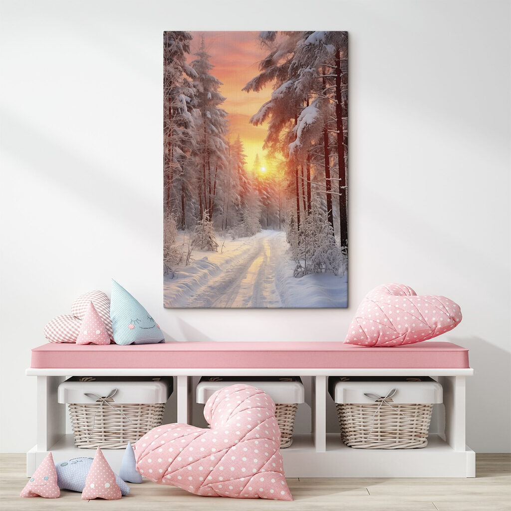Céu rosa de inverno — interior 2