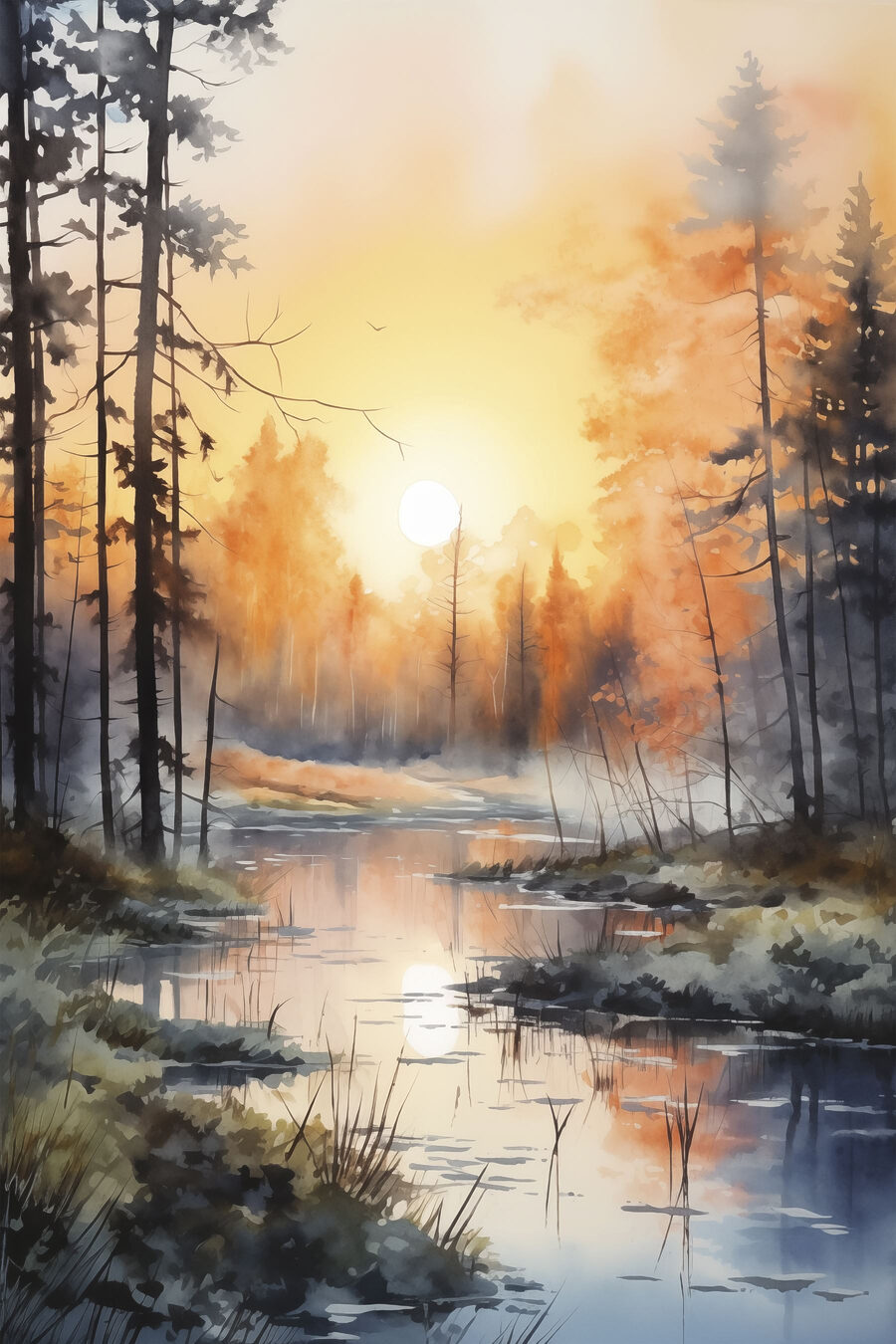 Ribeiro dourado ao entardecer — design completo