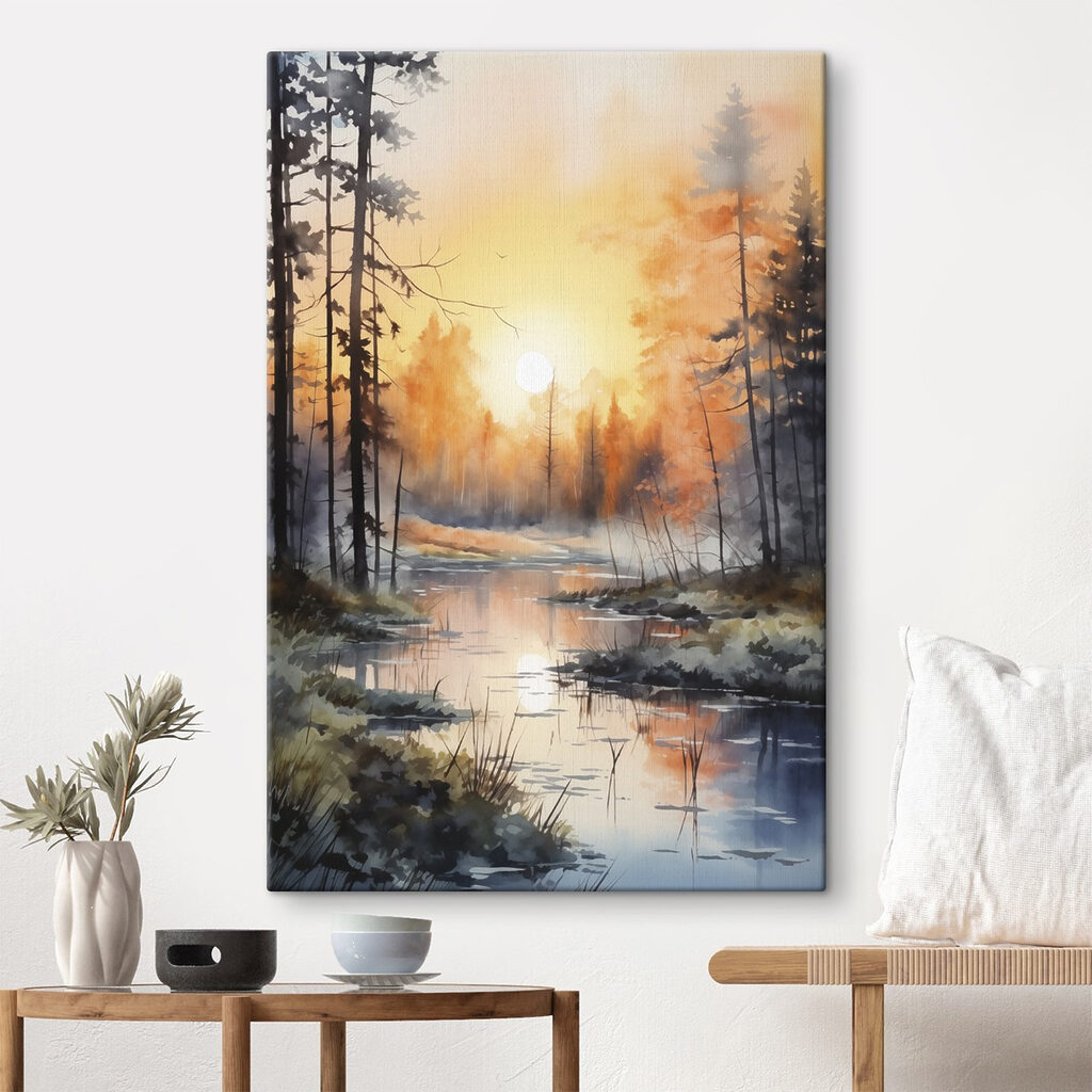 Ribeiro dourado ao entardecer — interior 2