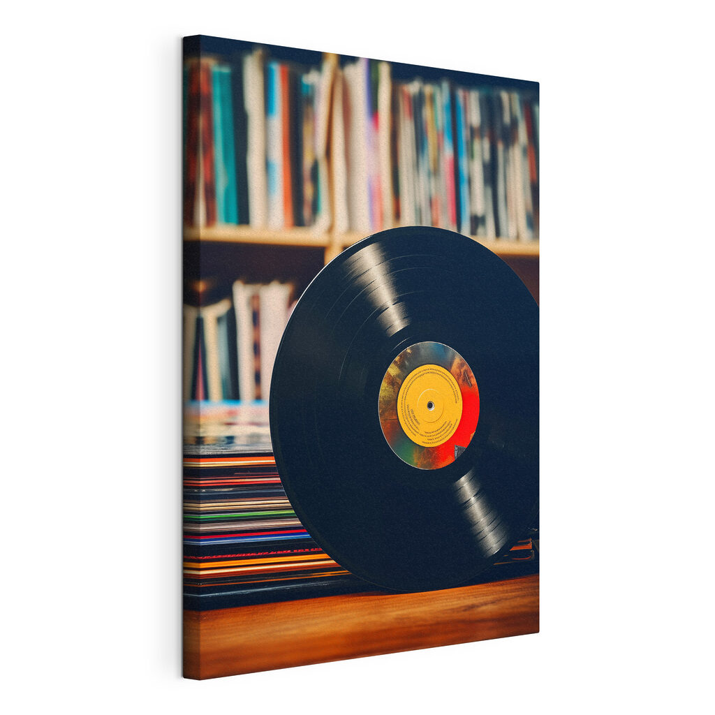 Disco entre capas, tela esticada e borda contínua