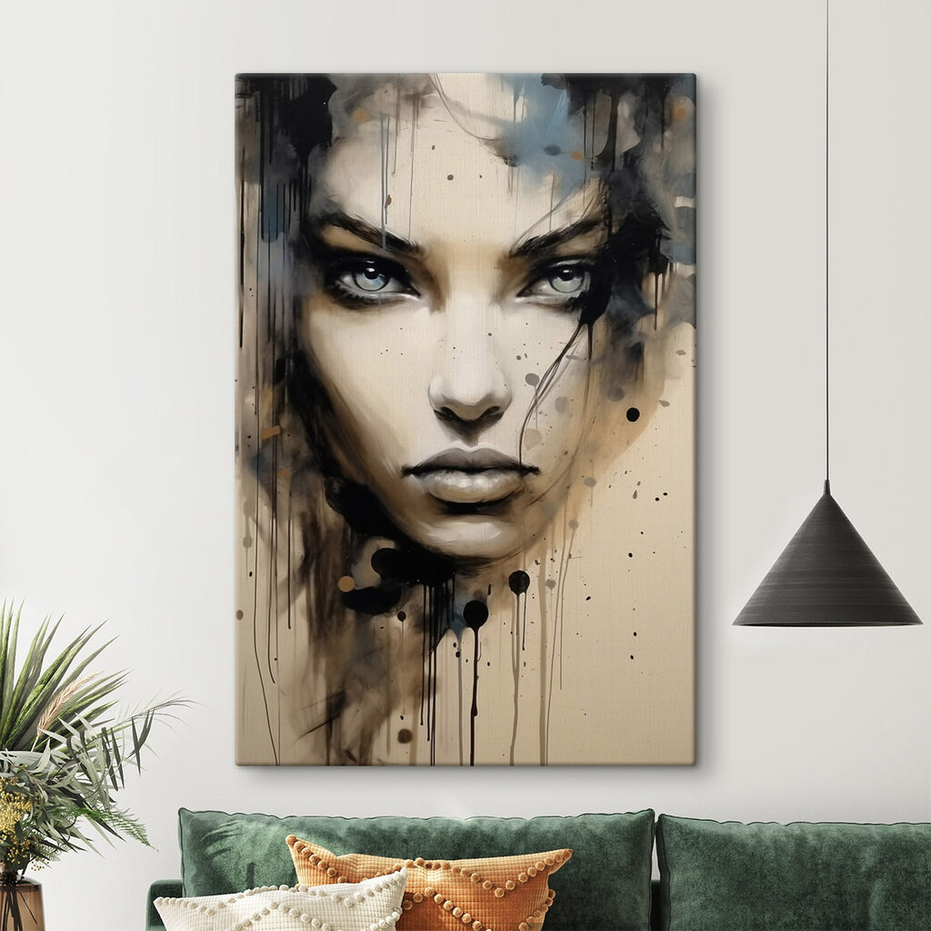 Olhar entre manchas — interior 1
