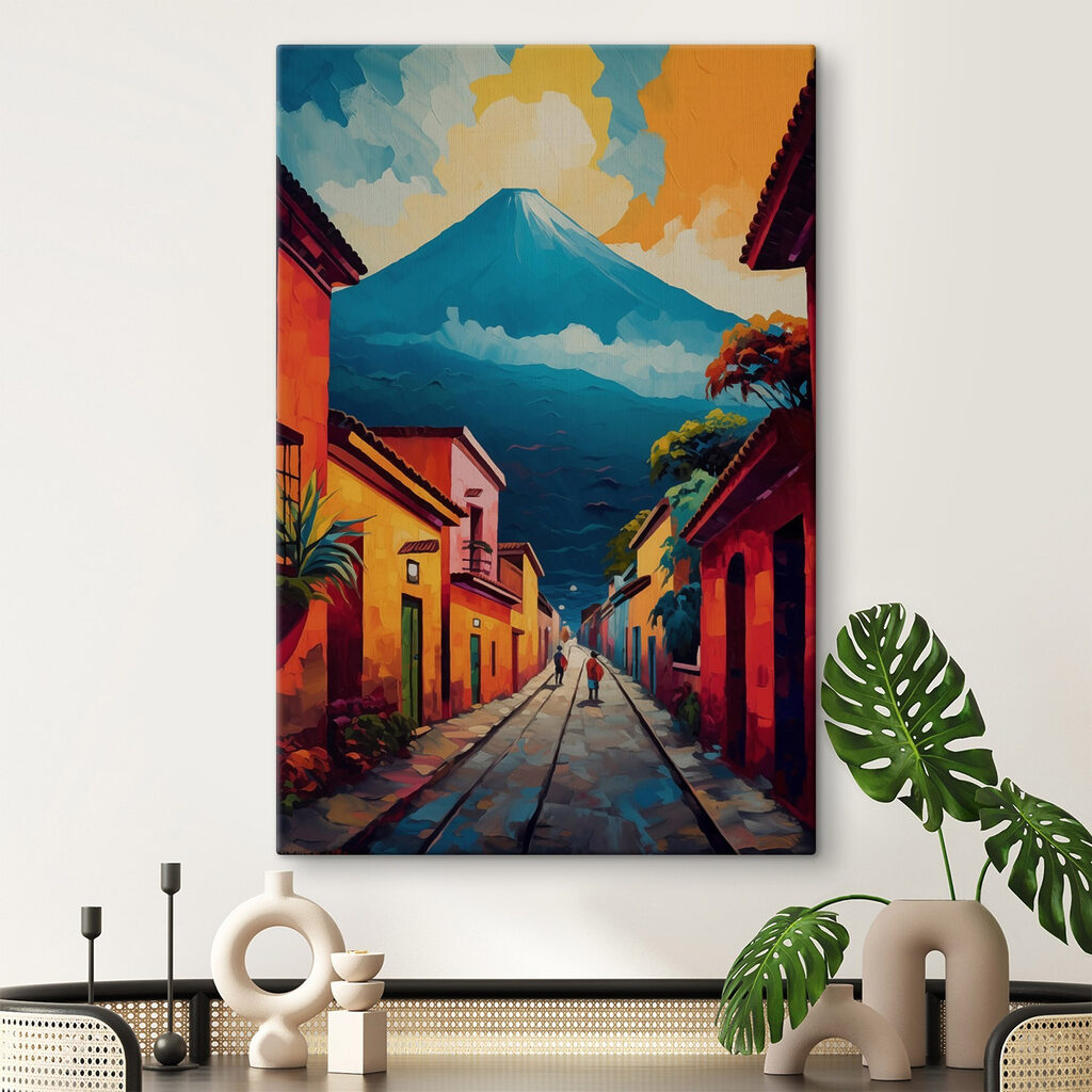 Rua para o vulcão — interior 2