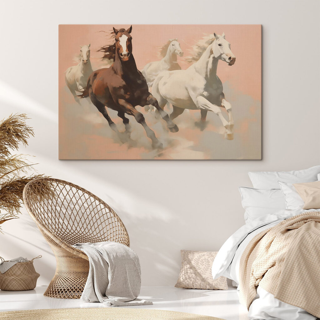 Cavalos a galope — interior 2