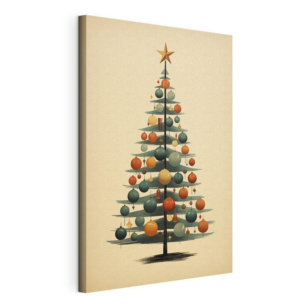 Árvore de Natal colorida — vista do produto