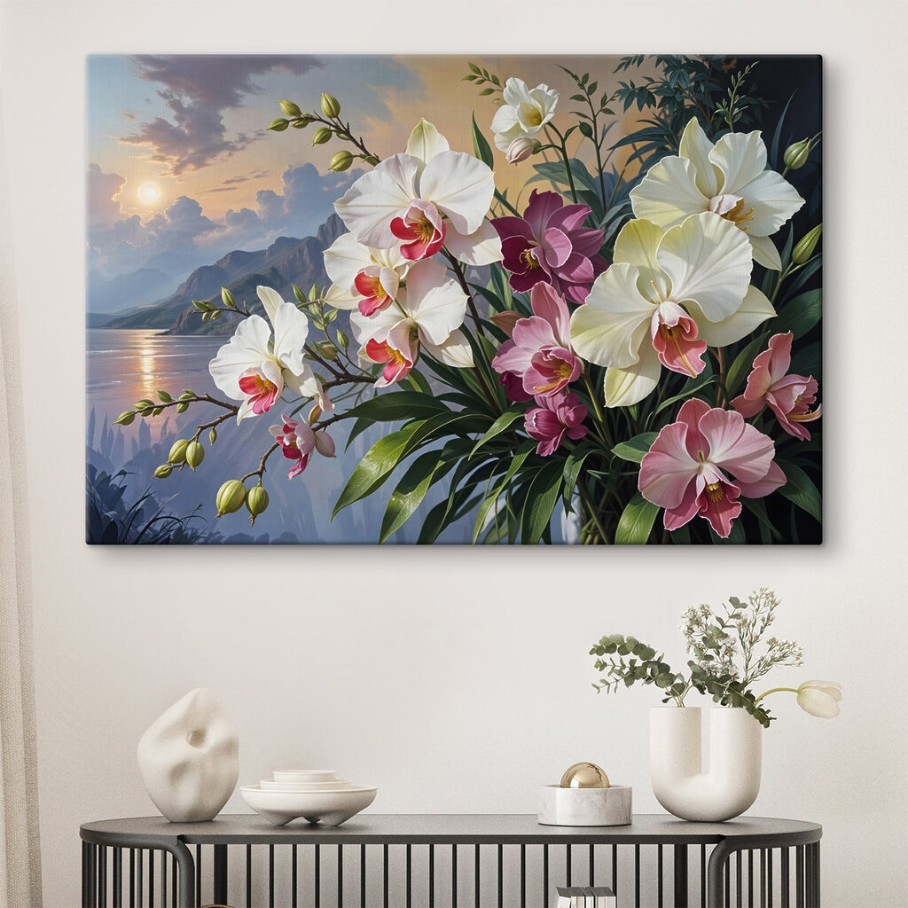 Orquídeas junto ao lago — interior 2