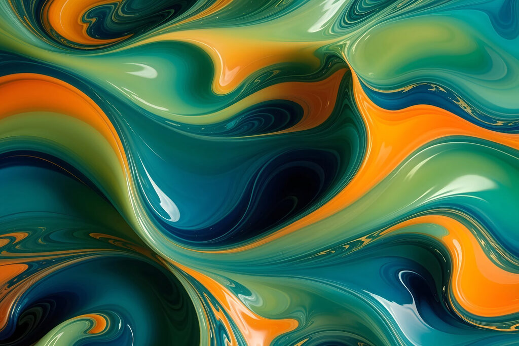 Fluxo verde e laranja — design completo