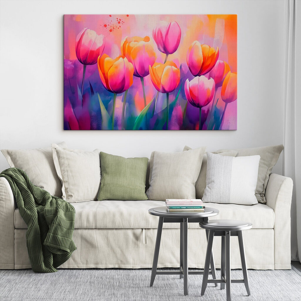 Tulipas em manchas solares — interior 2