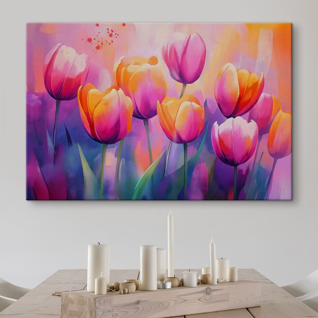 Tulipas em manchas solares — interior 1