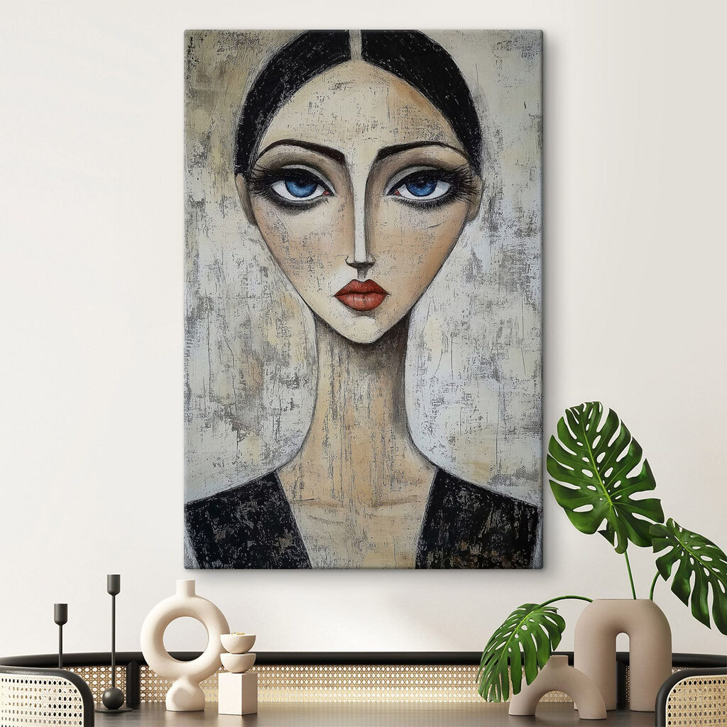 Retrato de olhos azuis — interior 2