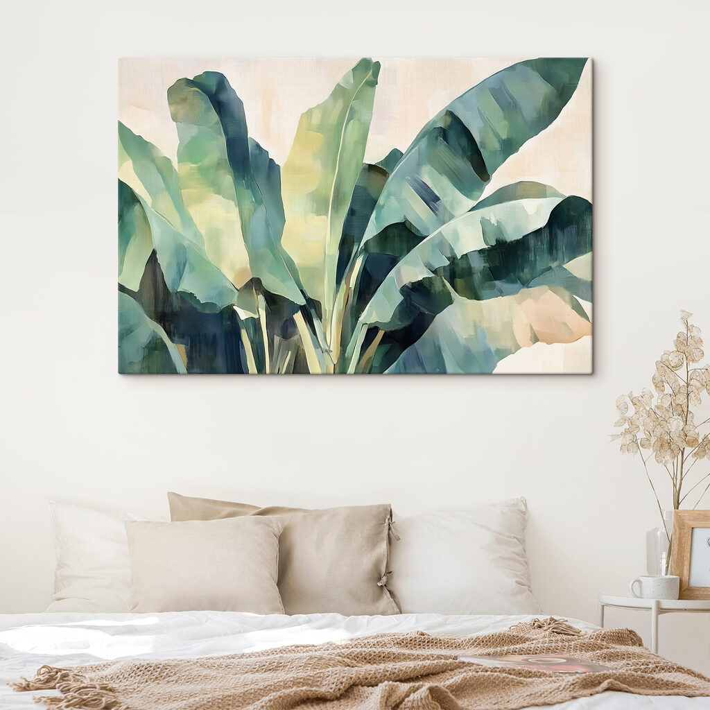 Leque de folhas largas — interior 2