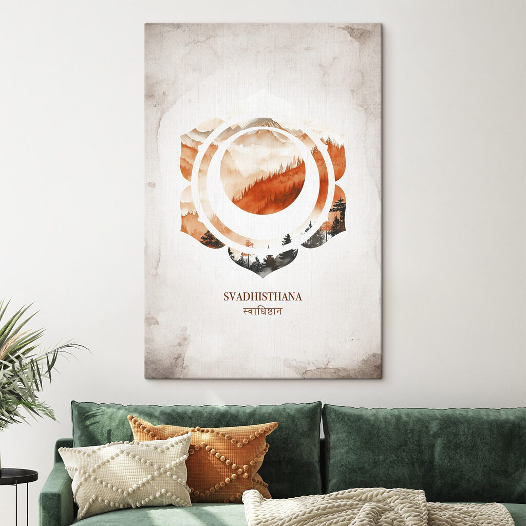 Chakra sacral laranja — interior 1