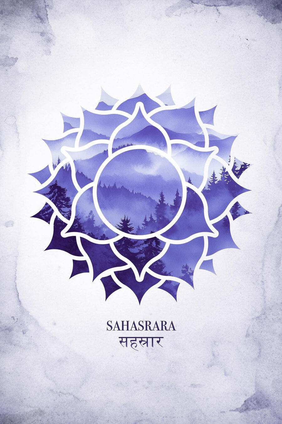 Chakra da coroa — design completo