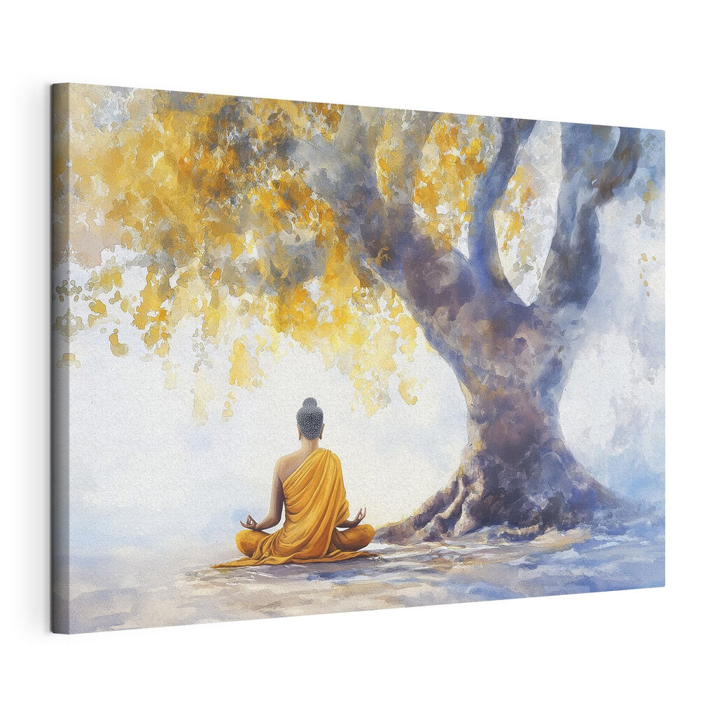 Meditação sob árvore dourada — vista do produto