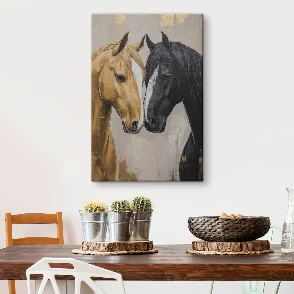 Cavalos que se tocam — interior 2