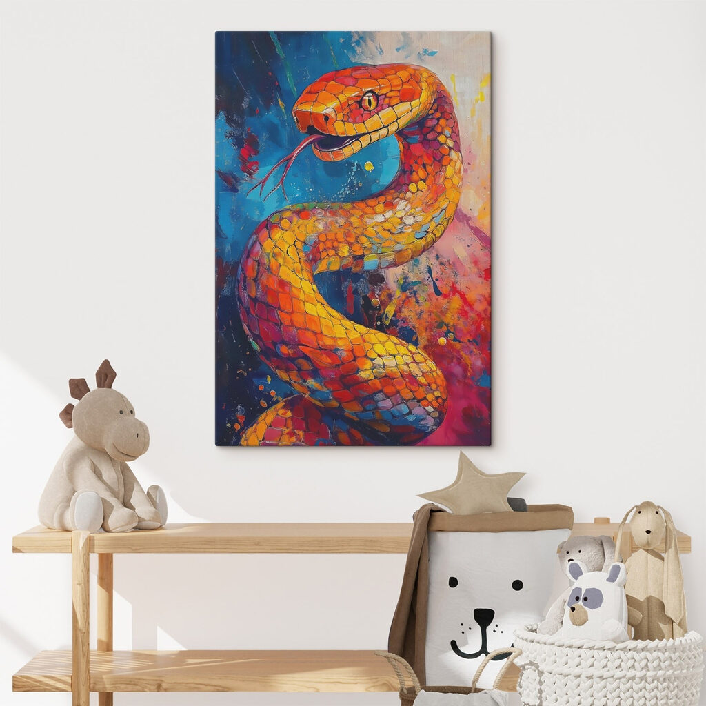 Cobra em cores vivas — interior 2