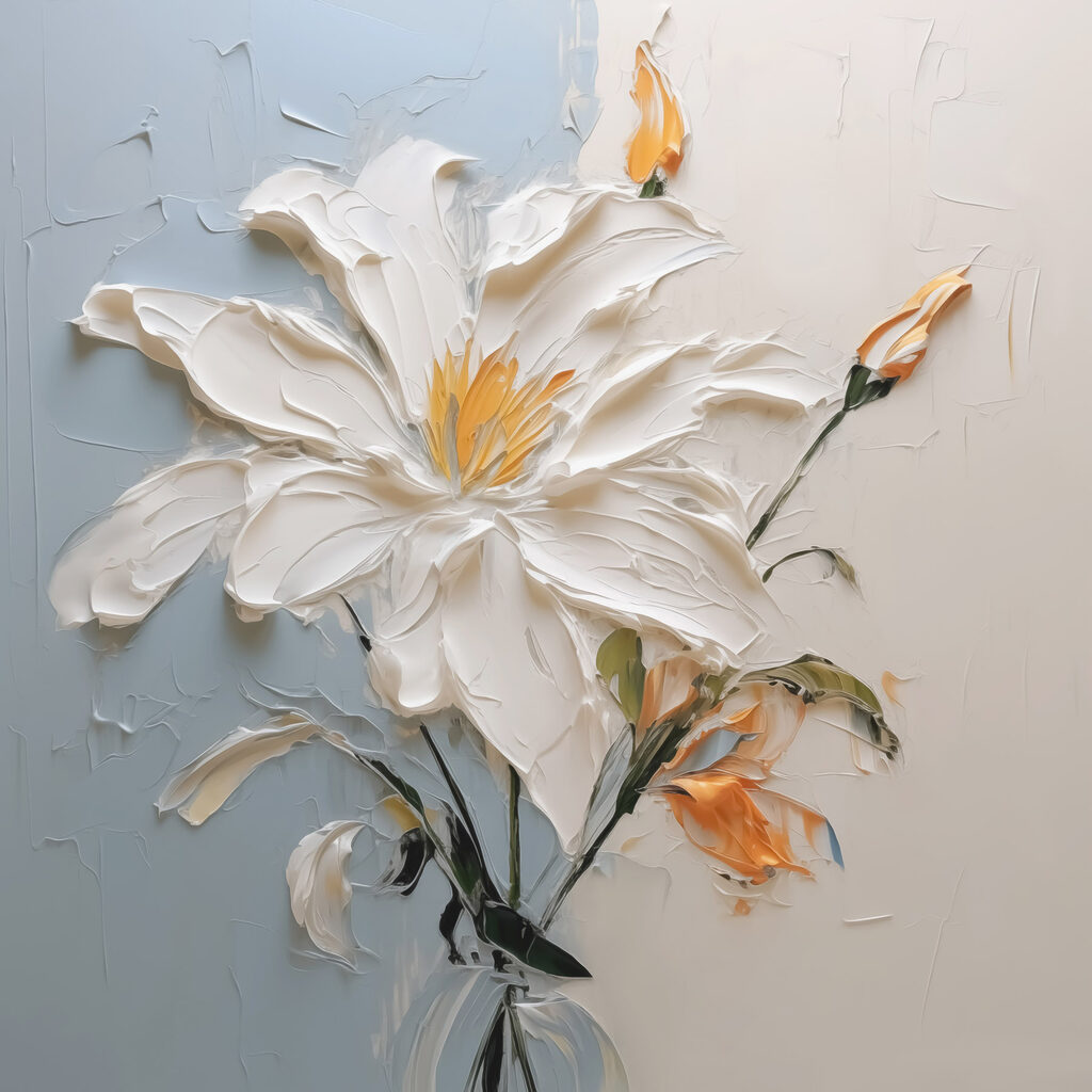Flores em hastes frias — design completo