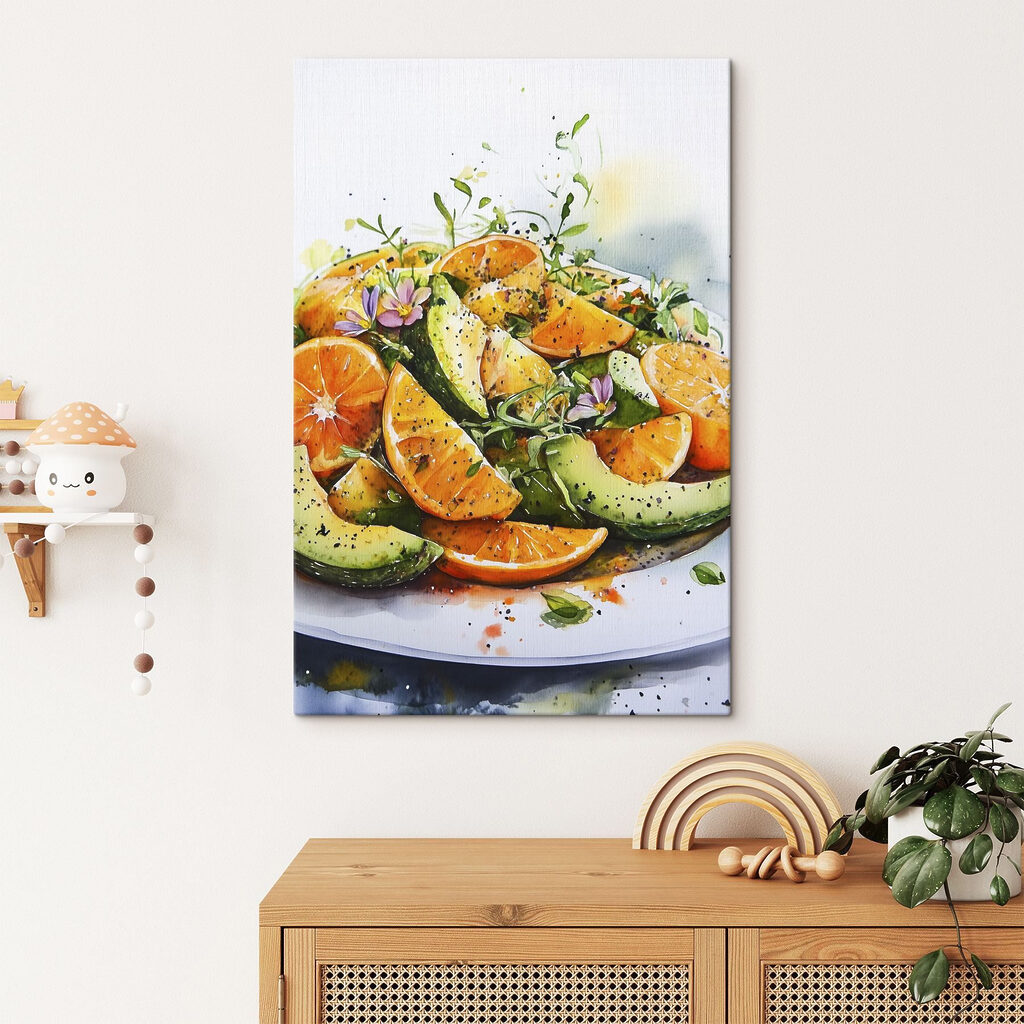 Abacate e laranja — interior 2