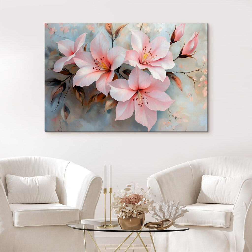 Ramo de flores cor-de-rosa — interior 1