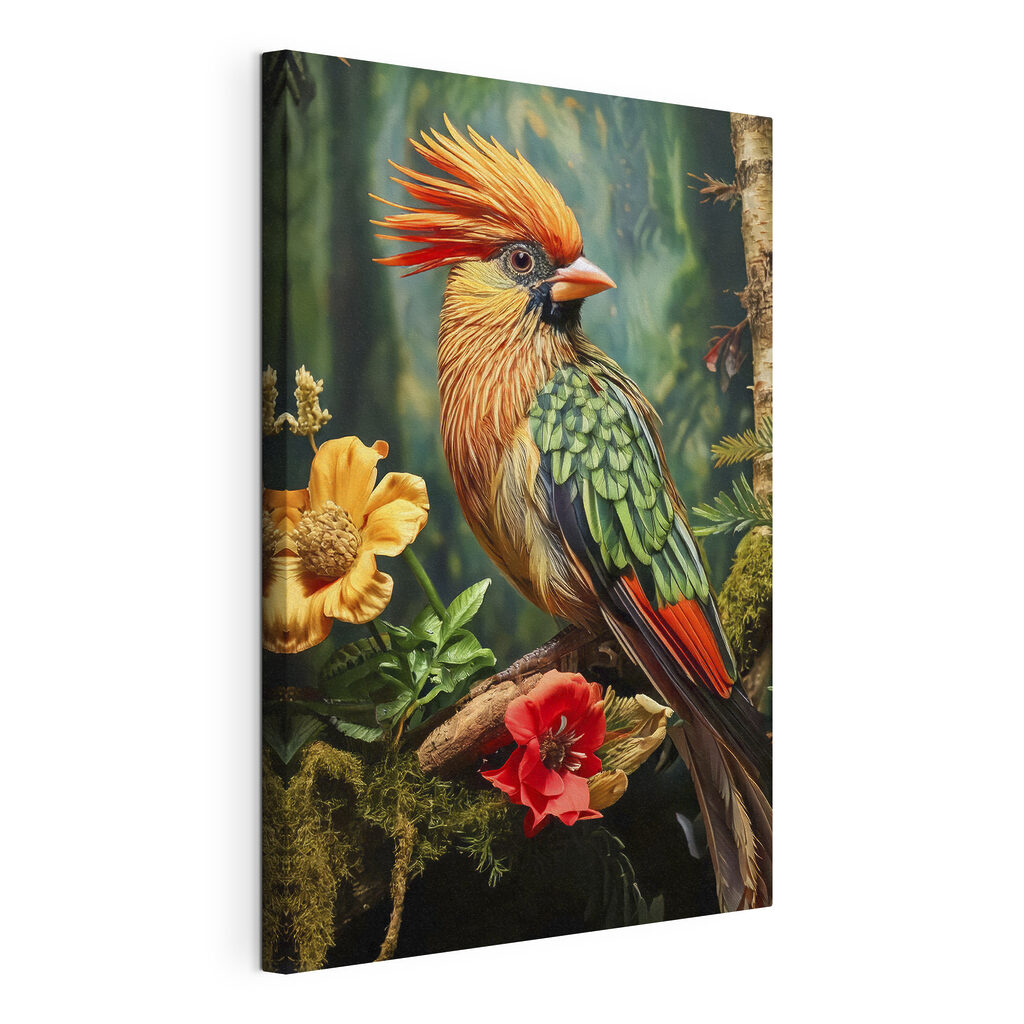 Ave tropical em flor — vista do produto