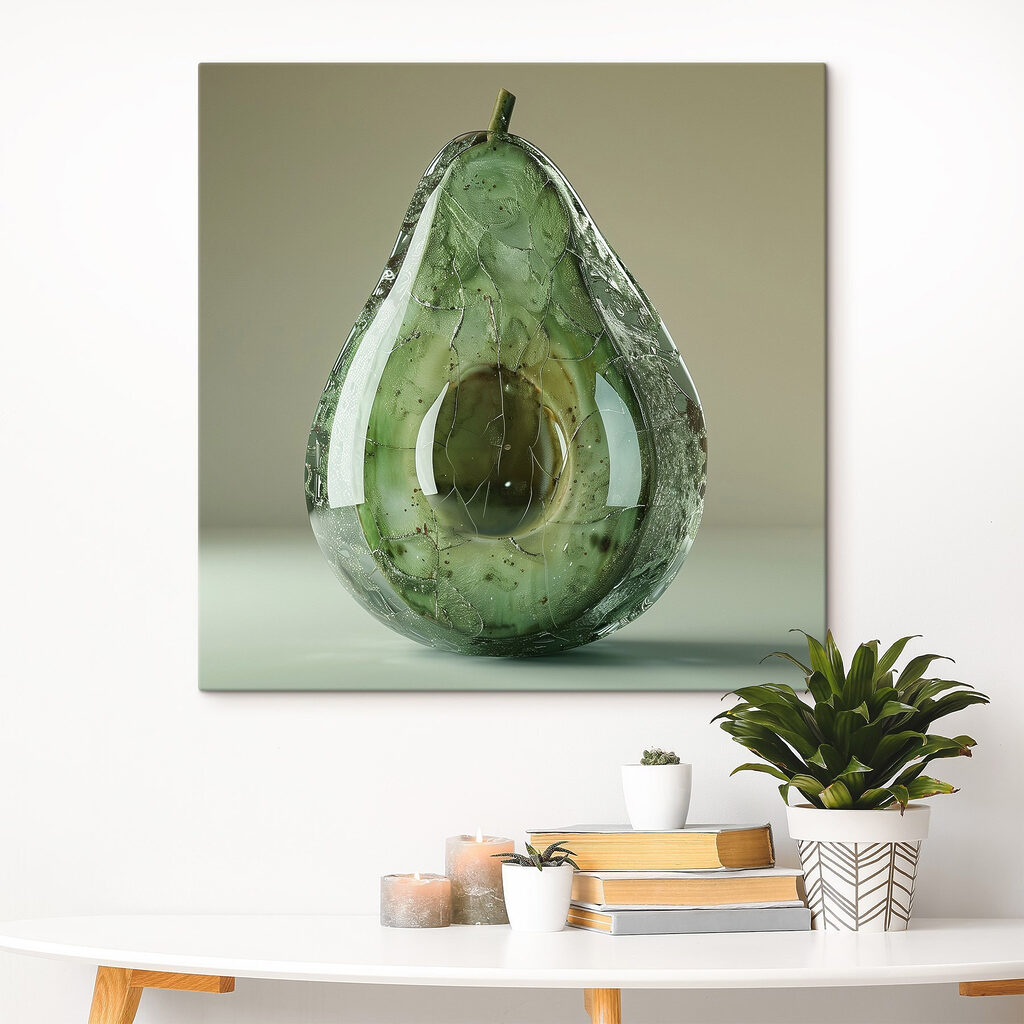 Abacate verde brilhante — interior 2