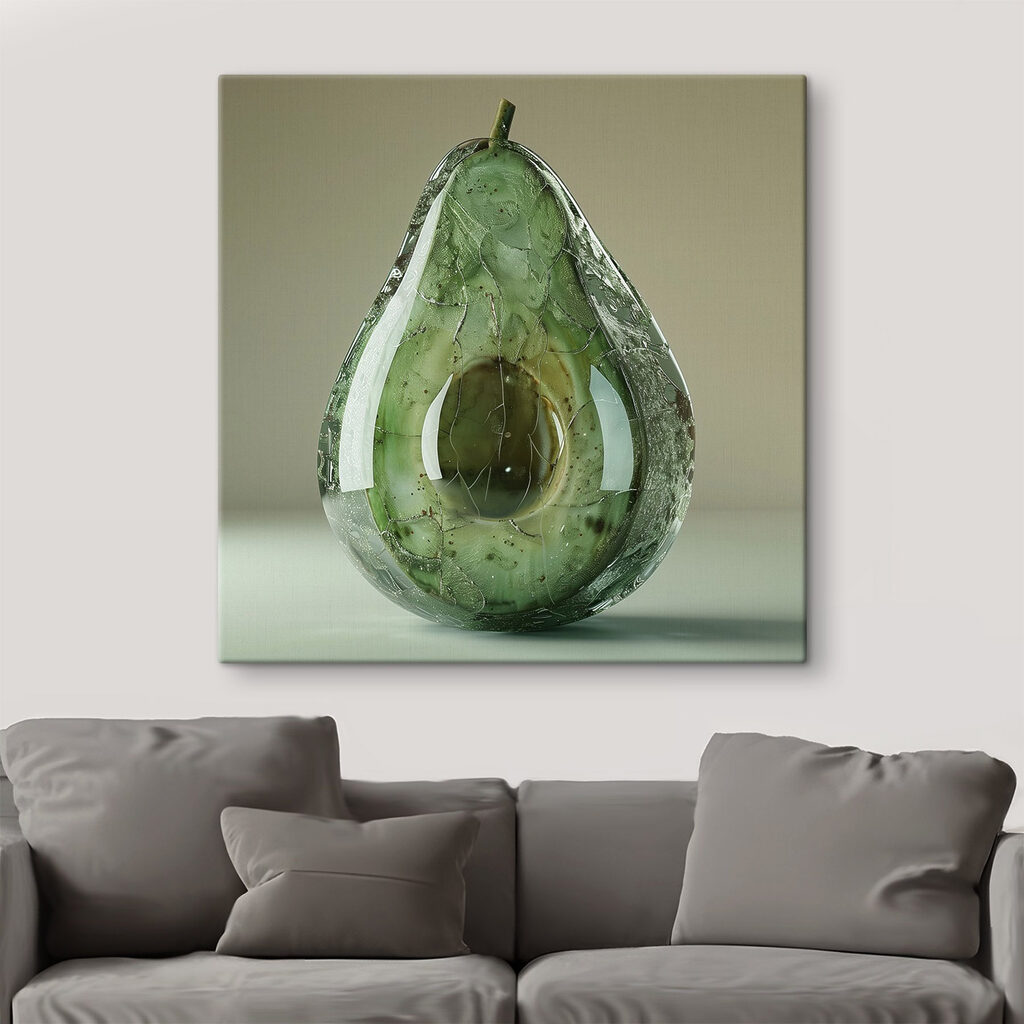 Abacate verde brilhante — interior 3