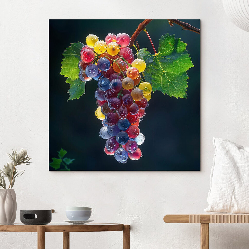 Uvas de luz colorida — interior 1