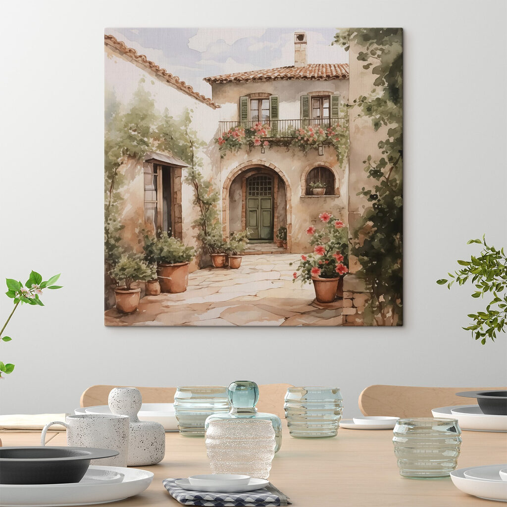 Pátio em verde-oliva — interior 2