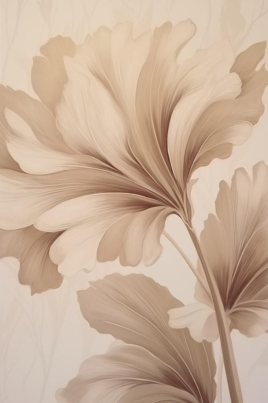 Flor cor de areia — design completo
