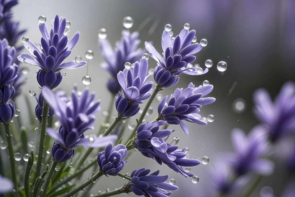 Lavanda com orvalho — design completo