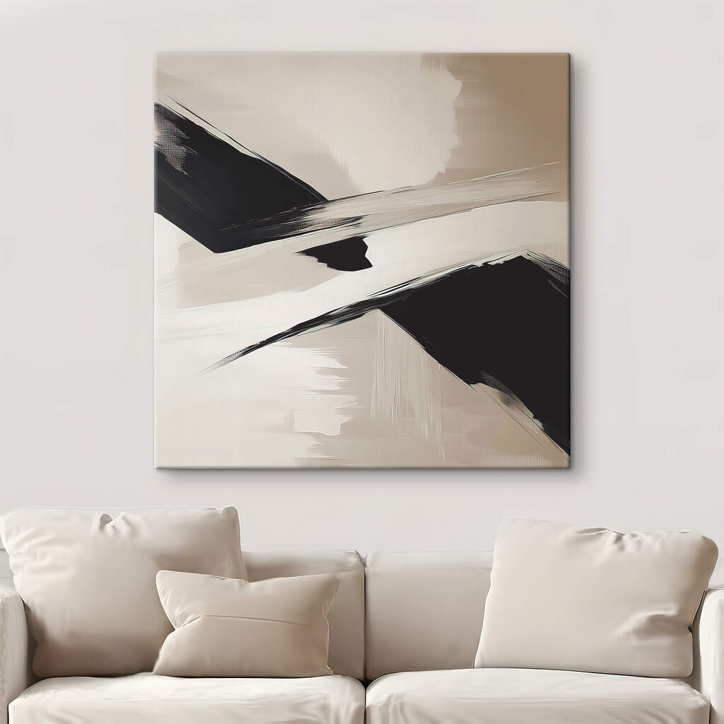 Traços pretos sobre areia — interior 3