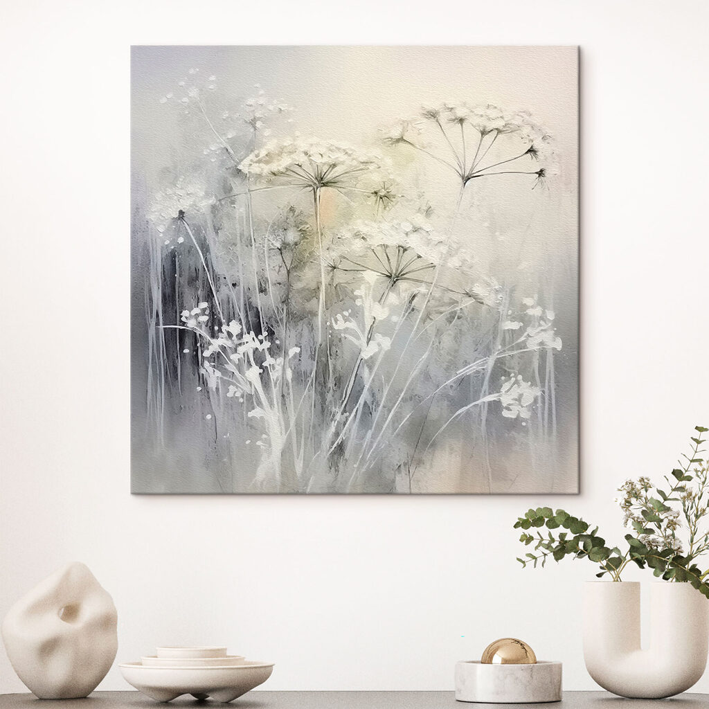 Flores brancas na neblina — interior 1