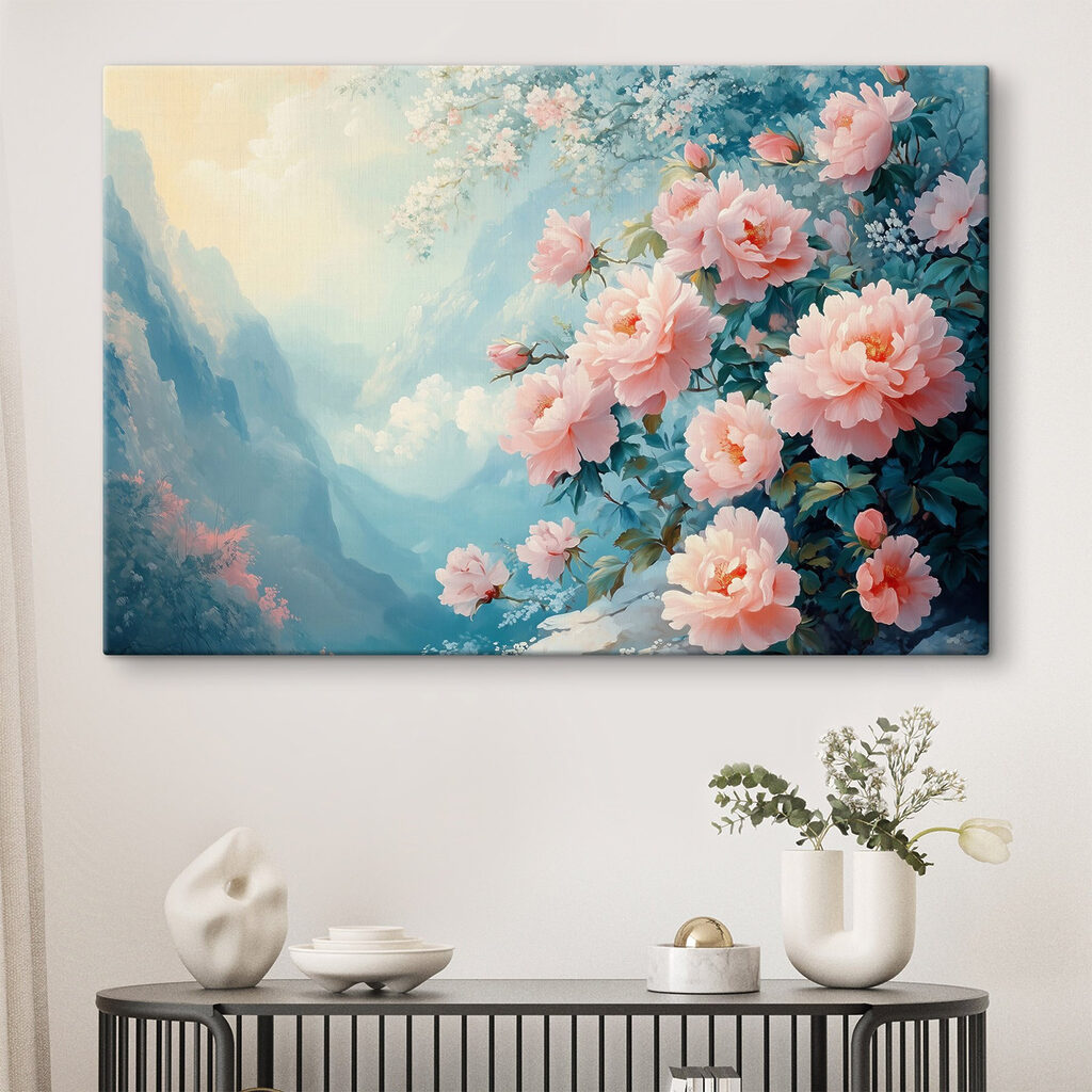 Rosas na neblina — interior 1