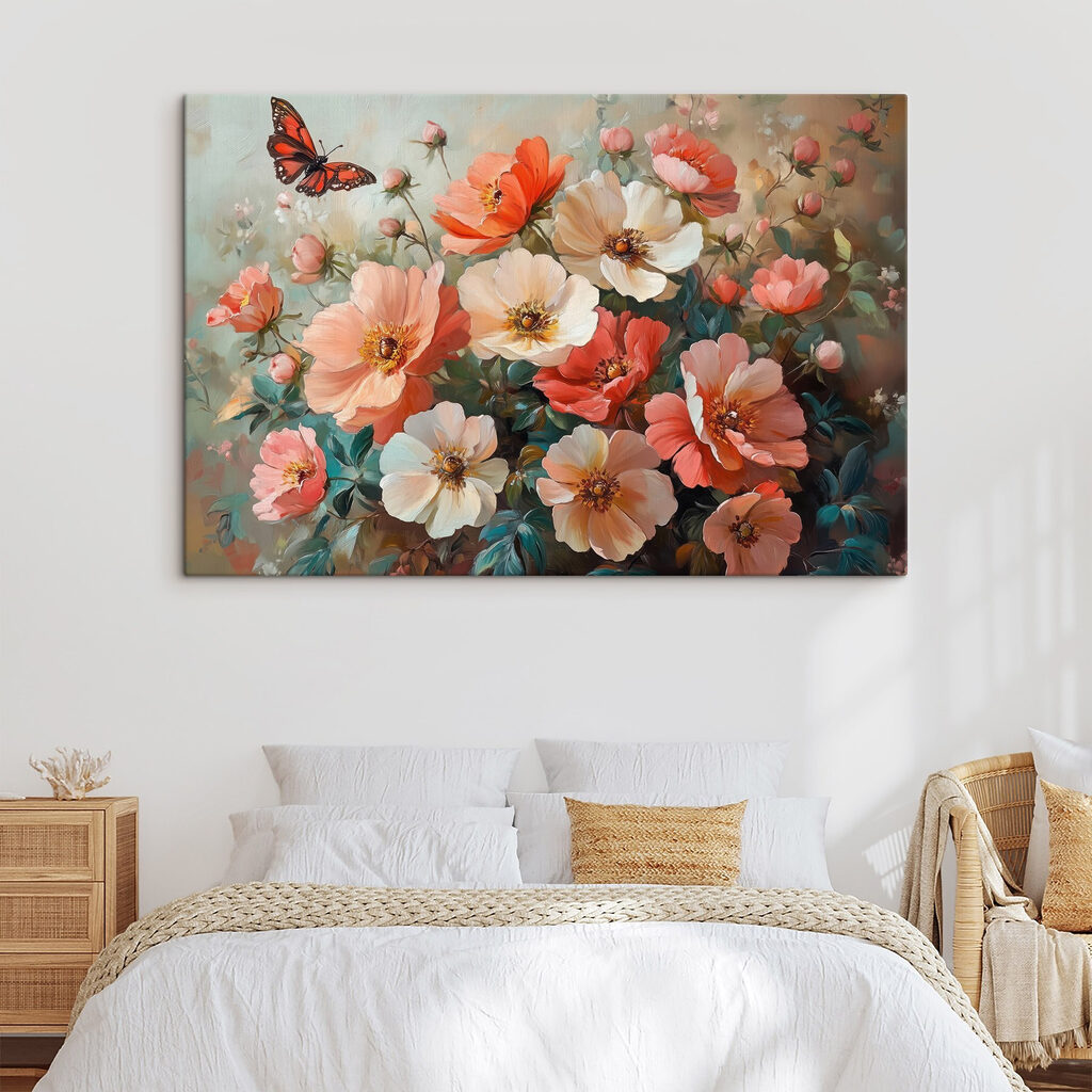 Borboleta entre flores silvestres — interior 2