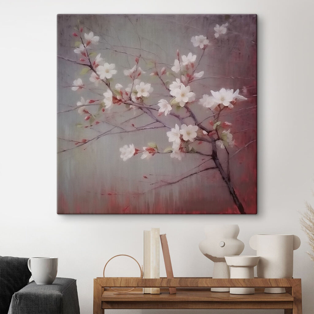 Flores em rosa-velho — interior 1