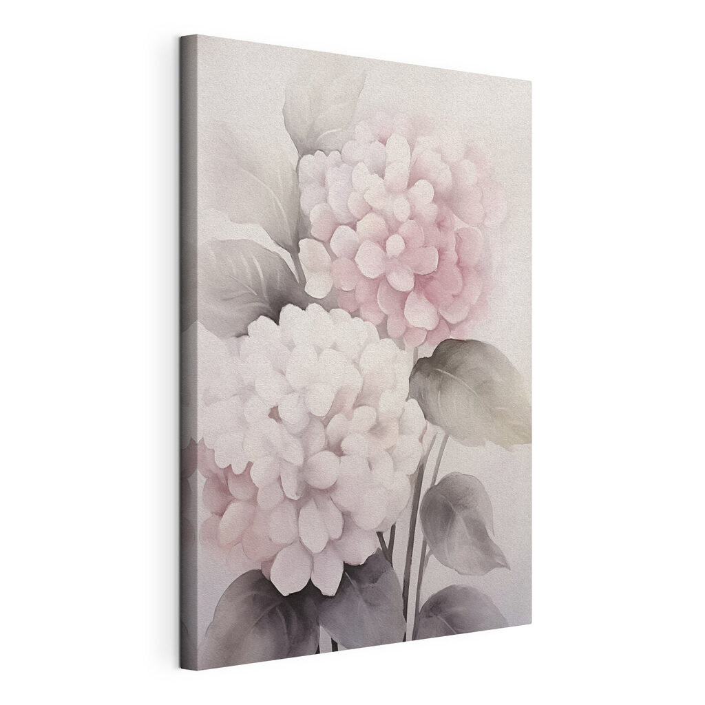 Hortênsias em rosa pastel — vista do produto