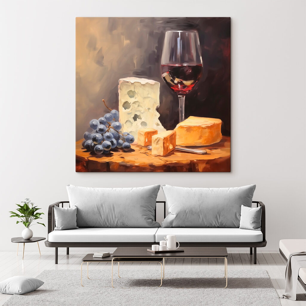 Vinho junto ao queijo — interior 2