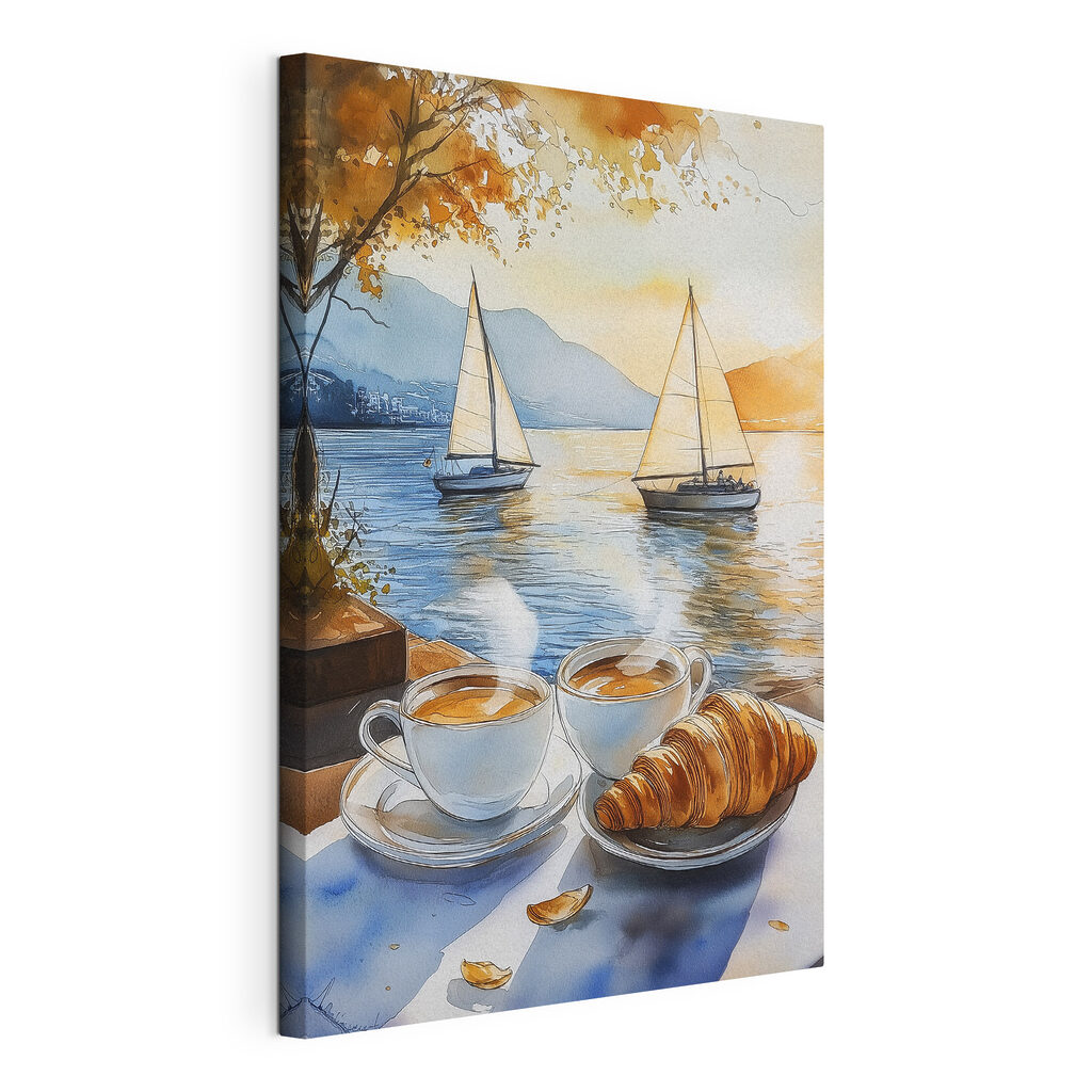 Croissant junto aos veleiros — vista do produto